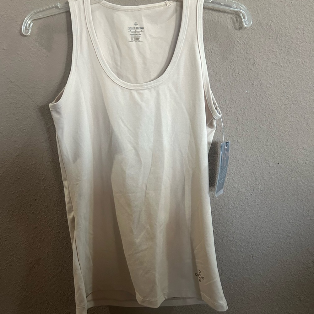 Tommie Copper Cream Tank Top